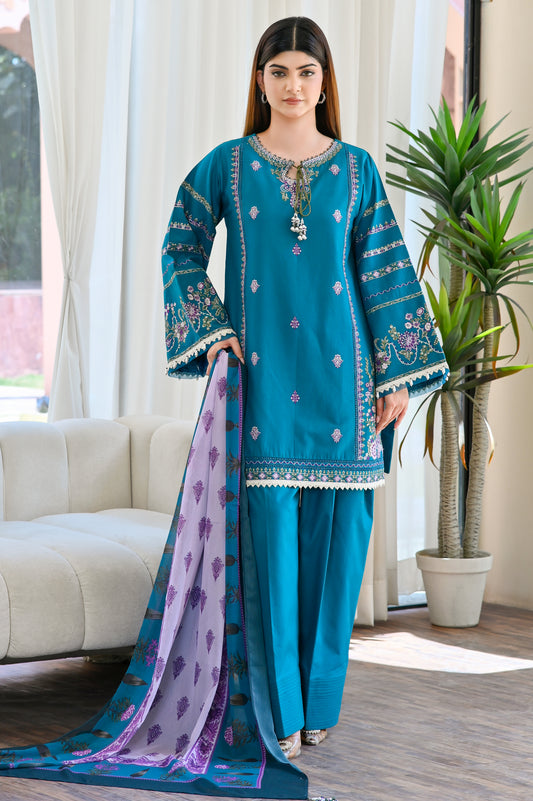 Naz – Embroidered Lawn 3 pcs Suit